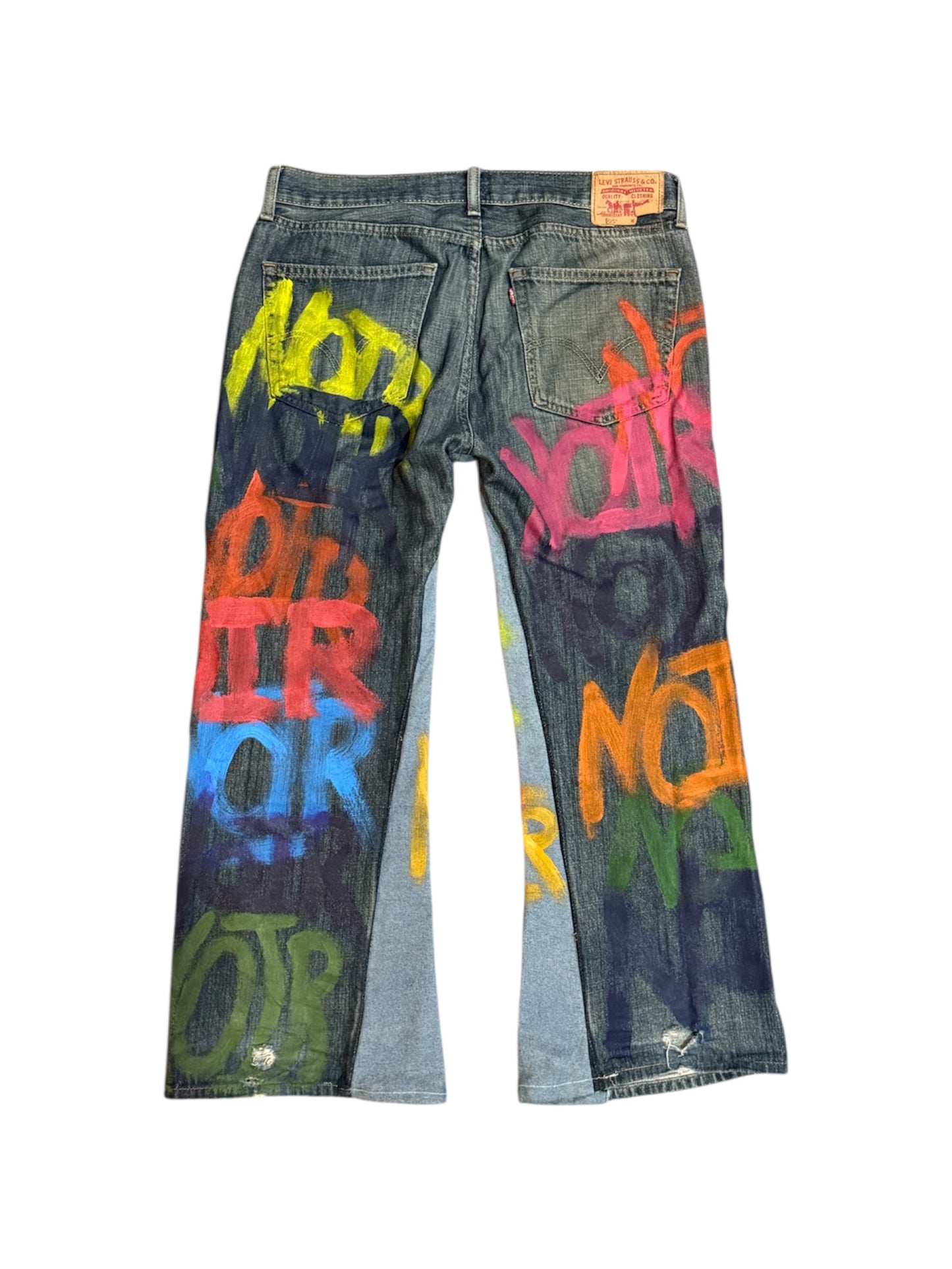 Painted Graffiti Jeans