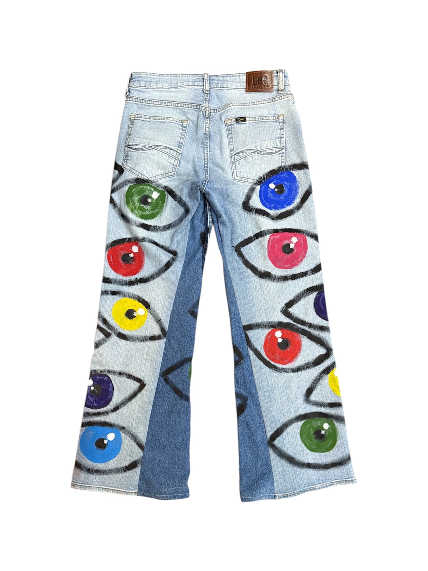 Painted Eyeball Jeans