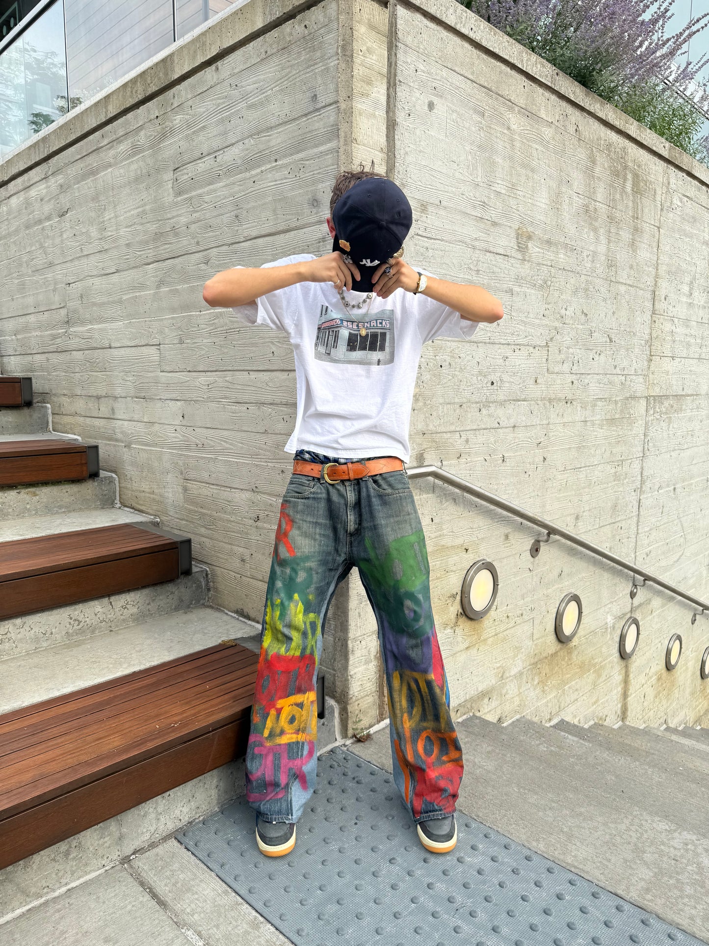 Painted Graffiti Jeans